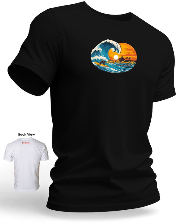 Living the Island Life Cool T-Shirt Black