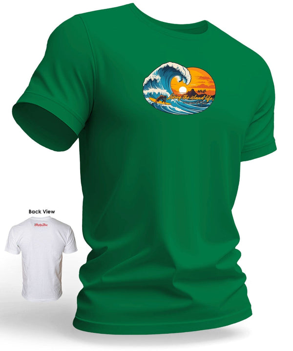 Living the Island Life Cool T-Shirt Green