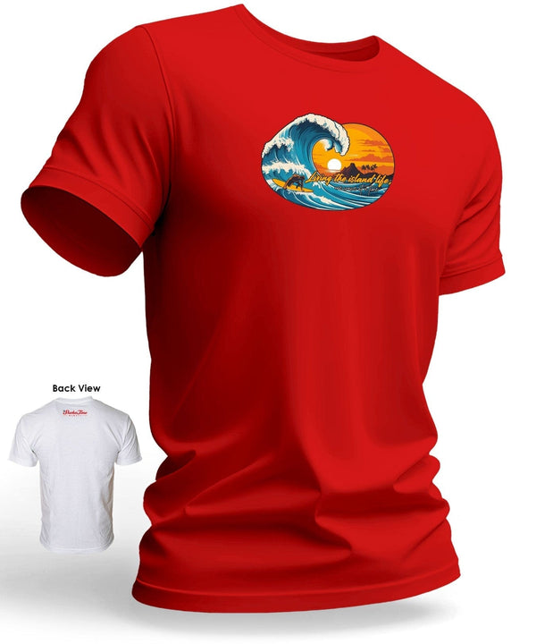 Living the Island Life Cool T-Shirt Red