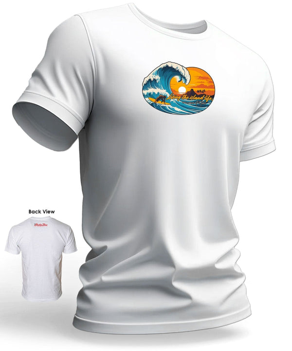 Living the Island Life Cool T-Shirt White