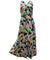 Long Maxi Cocktail Hawaiian Dress Red Ginger Black