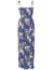 Long Hawaiian Smock Dress Pali Orchid Blue Fits XS to XL (2-16)