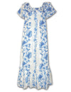 Long Muumuu Hawaiian Dress Haku Laape White