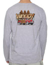 Long Sleeve T-Shirt Hawaiian Surfer's Woody Car Ash