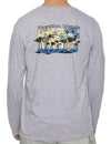 Hawaiian Islands Map Long Sleeves T-Shirt Ash