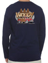 Long Sleeve T-Shirt Hawaiian Surfer's Woody Car Navy