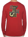 Long Sleeve T-Shirt Sweatshirt Ukulele Warriors Red