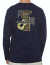 Long Sleeve T-Shirt Sweatshirt Ukulele Warriors Navy