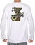 Long Sleeve T-Shirt Sweatshirt Ukulele Warriors White
