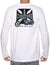 Island Choppers Hawaiian Long Sleeve T-Shirt White Shaka Time Hawaii