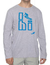 Long Sleeves Sweatshirt Tee I Surf Hawaii Ash