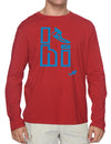 Long Sleeves Sweatshirt Tee I Surf Hawaii Red