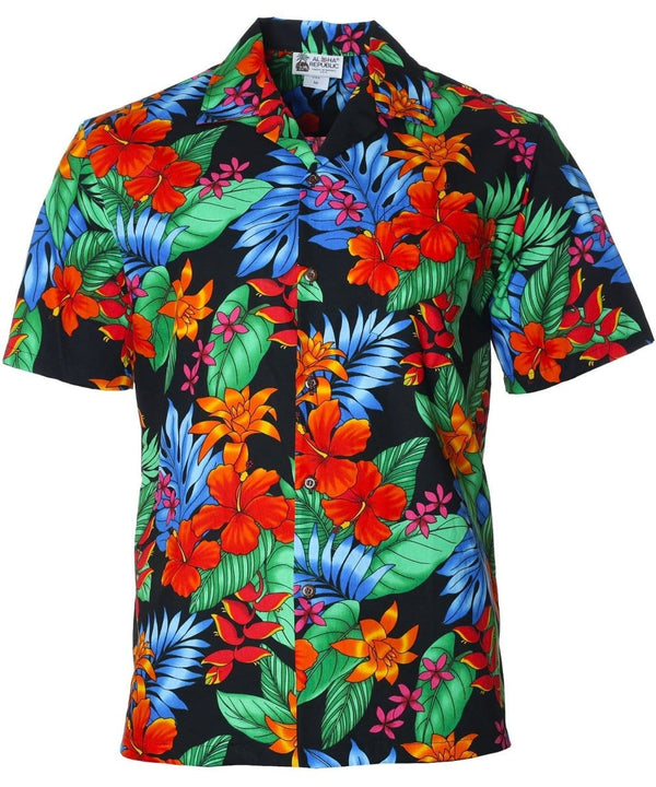 Mai Tai Luau Hawaiian Shirt Black