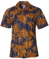 Majestic Palm Aloha Shirt Black