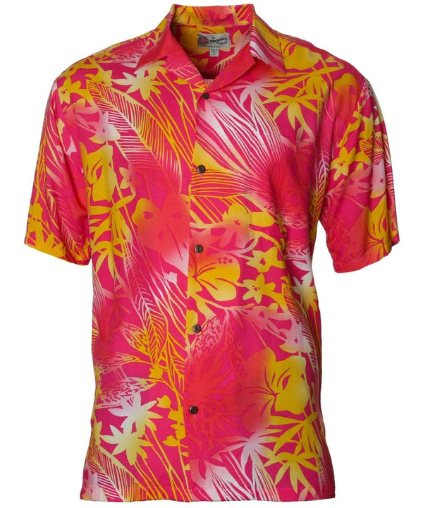 Manoa Aloha Shirt Pink
