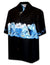 Marlin Adventure Chest Band Aloha Shirt Black
