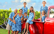Matching Hawaiian Clothes for Families