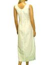 Alika Long Maxi Side Border Band Sleeveless Hawaii Dress