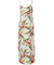 Orchid Pua Long Maxi Hawaiian Dress Skinny Straps Beige Two Palms