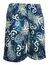 Men Shorts Fantasy Pineapples Navy
