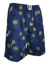 Men Shorts Island Palm Trees Navy