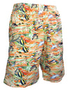 Men Shorts Ocean Life Orange M