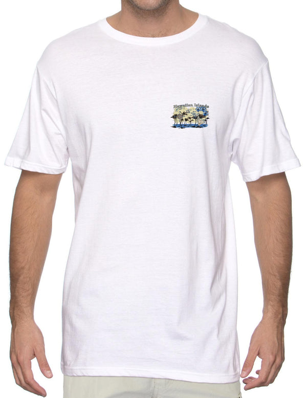 Hawaiian Islands Map Cool T-Shirt Design