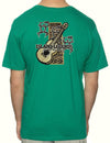 Ukulele Warriors Hawaiian T-Shirt Green