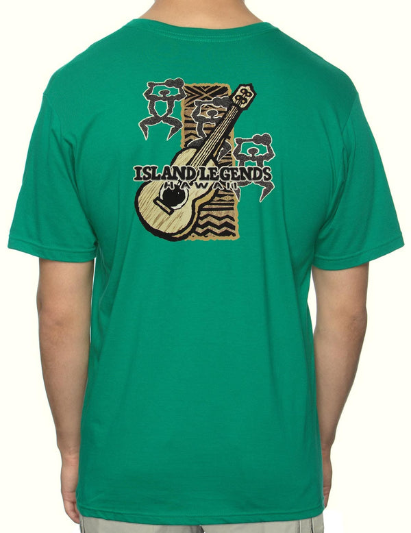 Ukulele Warriors Hawaiian T-Shirt Green