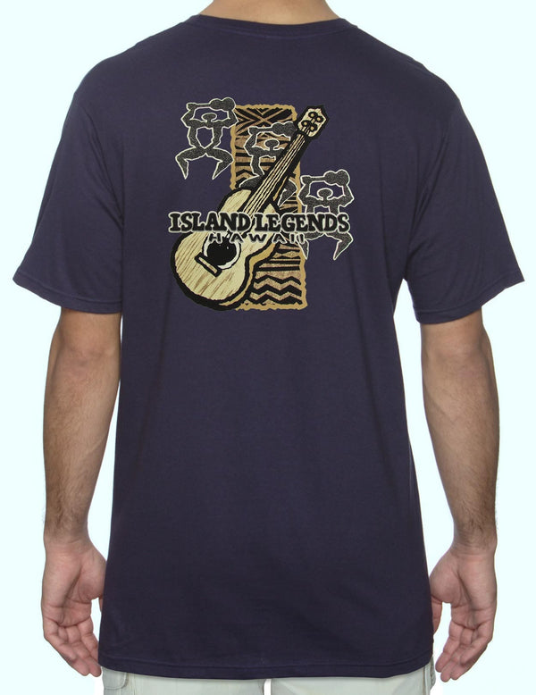 Ukulele Warriors Hawaiian T-Shirt Navy