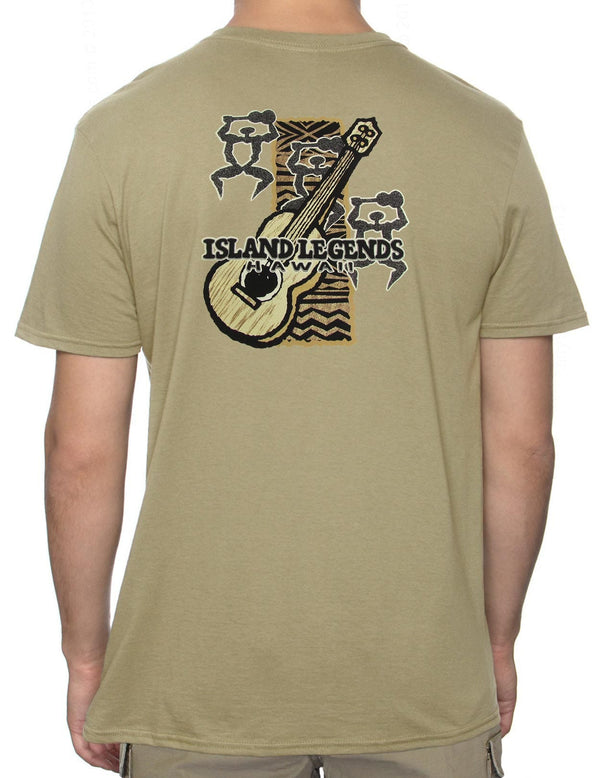 Ukulele Warriors Hawaiian T-Shirt Sand