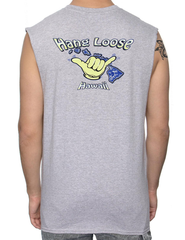 Island Hang Loose Muscle Tee Ash