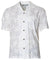 Men's White Rayon Shirt Aloha Palms White Two Palms