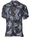 Midnight Palms Aloha Shirt Black