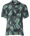 Midnight Palms Aloha Shirt Green