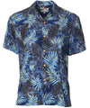 Midnight Palms Aloha Shirt Navy