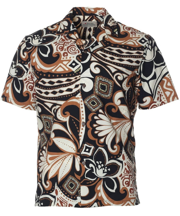 Milikai Tribal Hawaiian Shirt Black