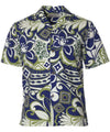 Milikai Tribal Hawaiian Shirt Navy