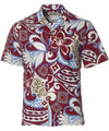 Milikai Tribal Hawaiian Shirt Red