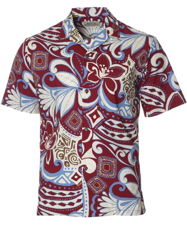 Milikai Tribal Hawaiian Shirt Red