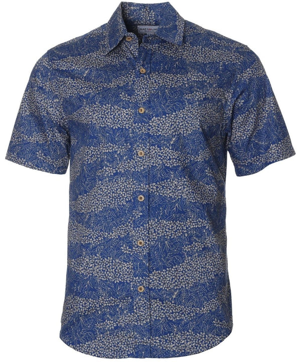 Mistic Forest Aloha Shirt Navy