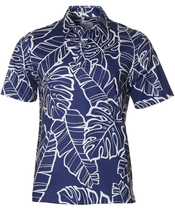 Monstera Men's Polo Shirt Navy Navy