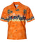 Motorcycles Moonlight Border Hawaiian Shirt Orange
