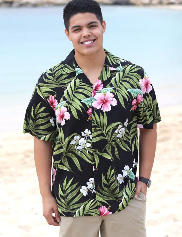 Short Sleeves Hawaiian Rayon Shirt Nalani