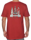 North Shore Hawaii Island T-Shirt Red