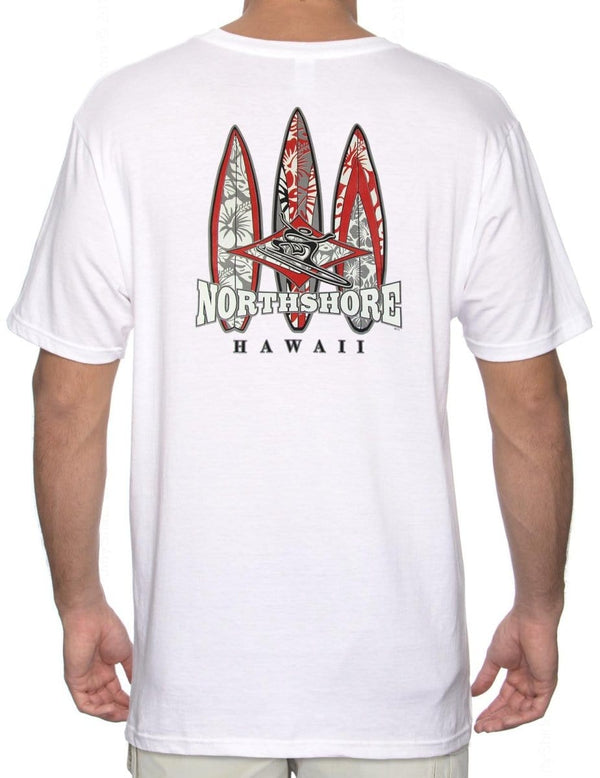 North Shore Hawaii Island T-Shirt White