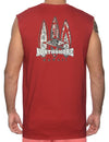 Muscle Tee North Shore Hawaii Surfing Red