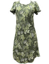 Ohia Cap Sleeves Dress Sage