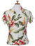Orchid Pua Women Hawaiian Fitted Shirt Beige