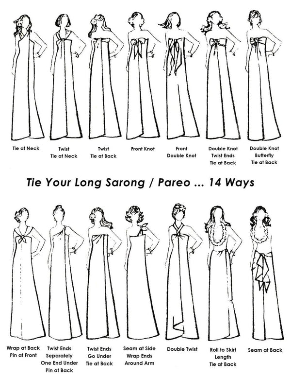 Orchids Creation Full Size Large Sarong Cover-up